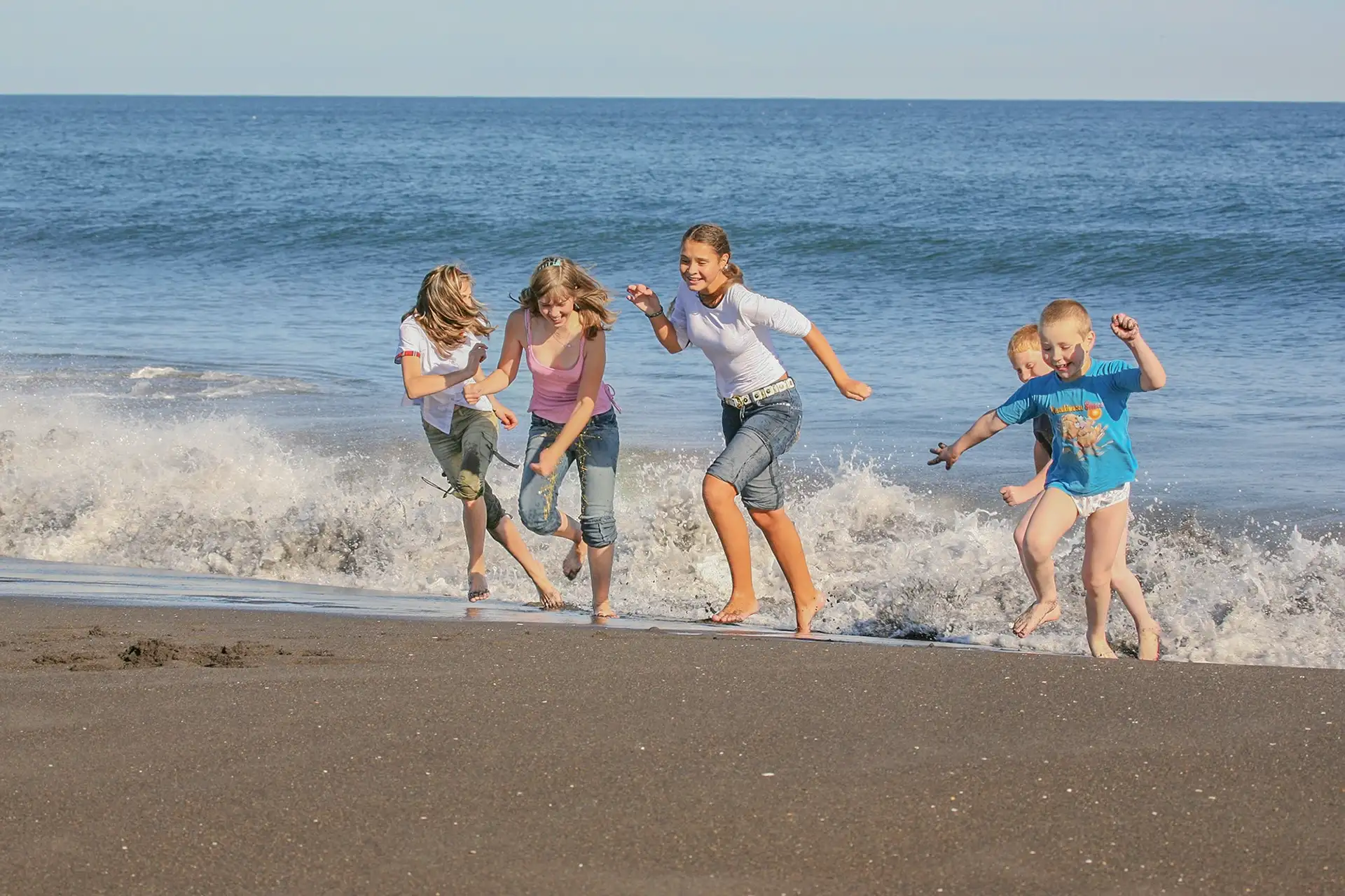 campez en bord de mer